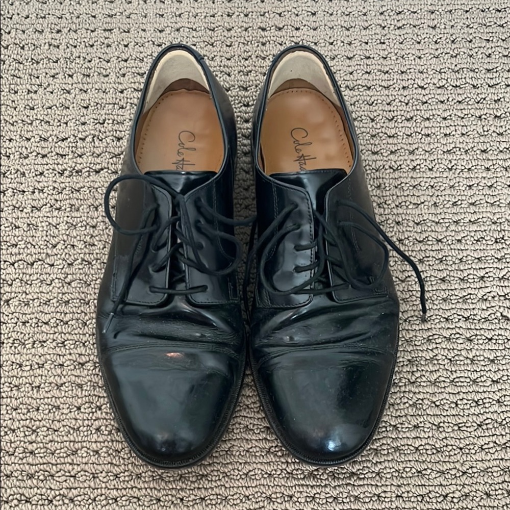 Cole Haan Men’s Black Leather Oxford Shoes